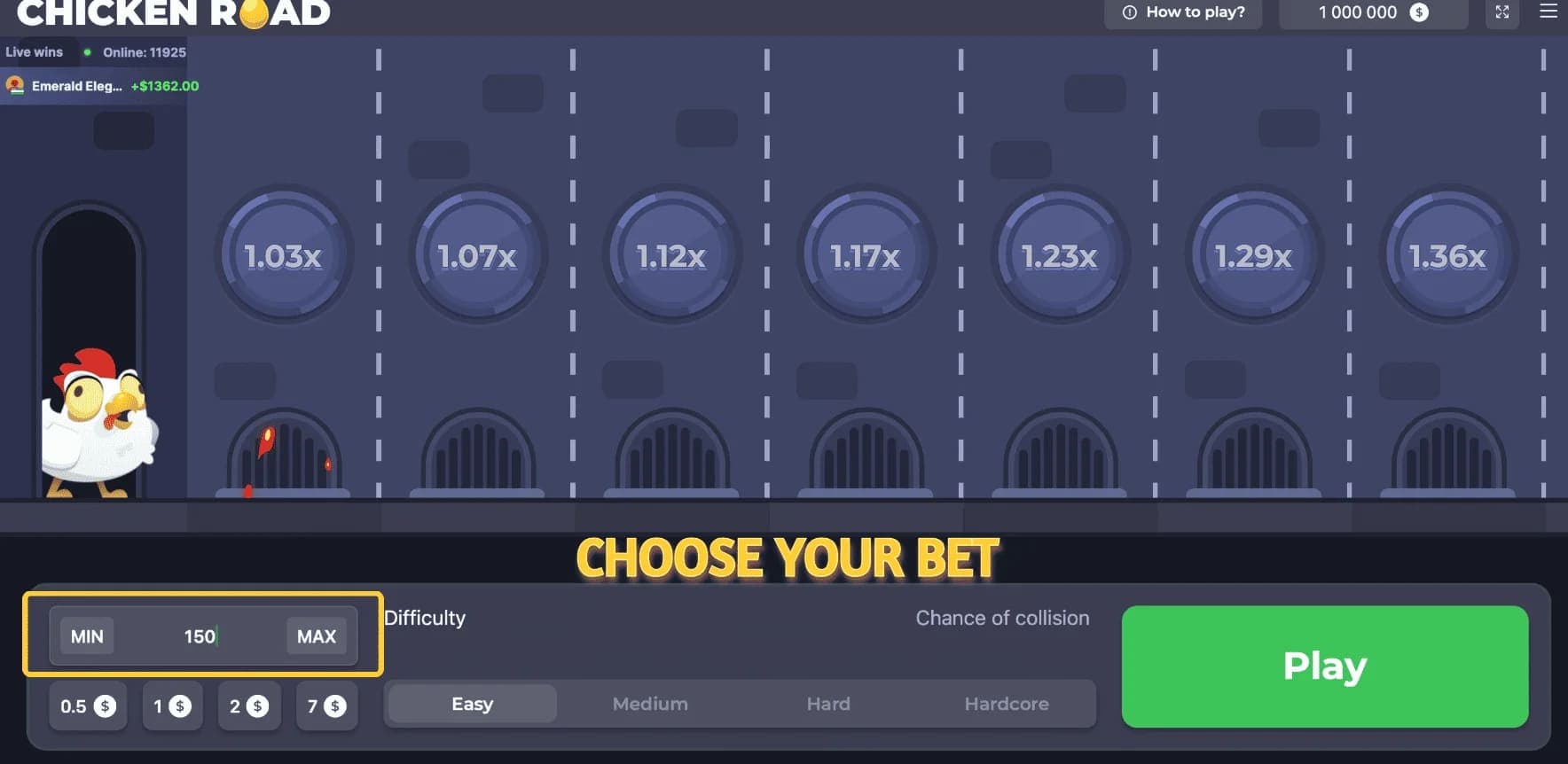 Chicken Road - Fase 1 Chicken Road - Fase 1